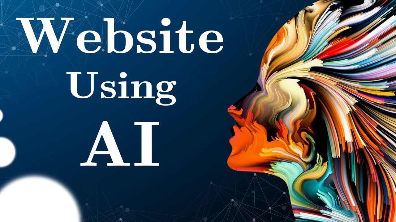 build a small business website using AI
